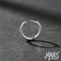 Orecchino Argento “Spine Coil Hoop” – Unità
