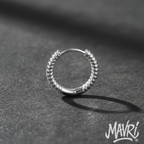 Orecchino Argento “Spine Coil Hoop” – Unità