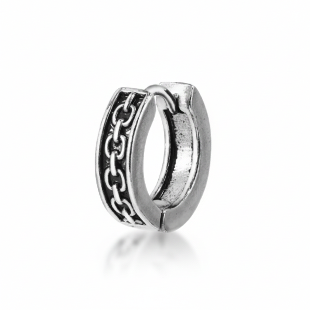 Snake Hoop – Orecchino Chain Grip (1 unità)