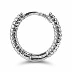 Orecchino Argento “Spine Coil Hoop” – Unità