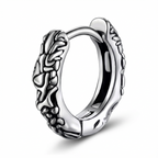 Orecchino Snake Hoop – Modello Tribal Texture (Unità)
